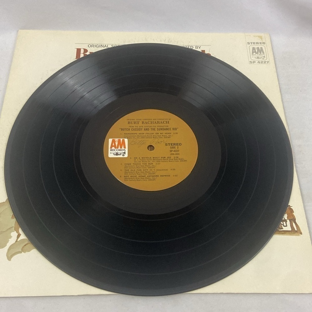 Burt Bacharach Original Score Butch Cassidy And The Sundance Kid Vinyl Record LP - Picture 6 of 15